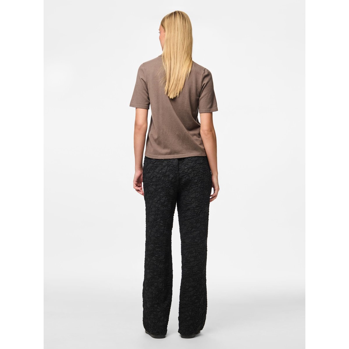 Pantalon À Jambe Ample noir - black, PIECES