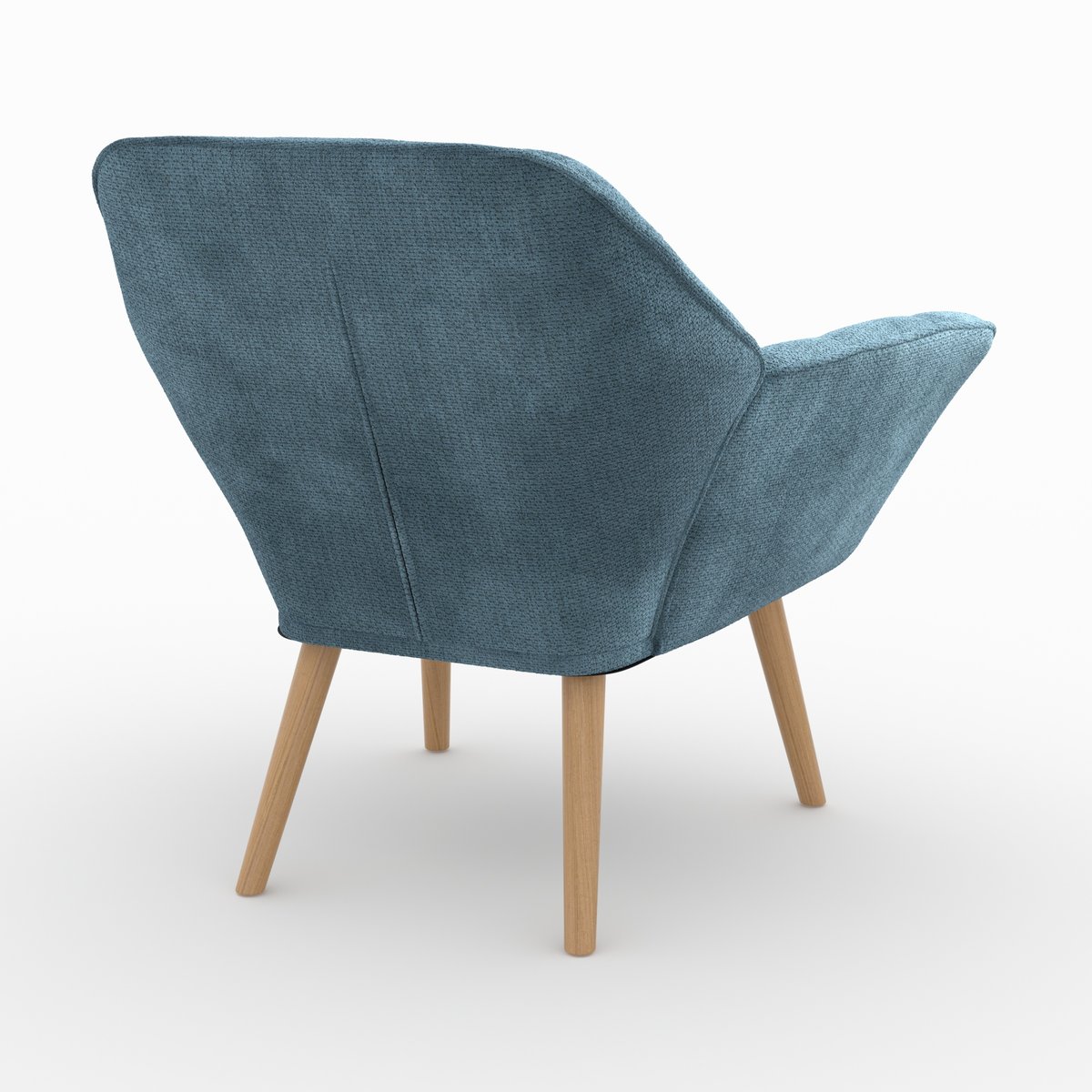 Fauteuil en tissu - SIMBA bleu, MAISON PAVANE