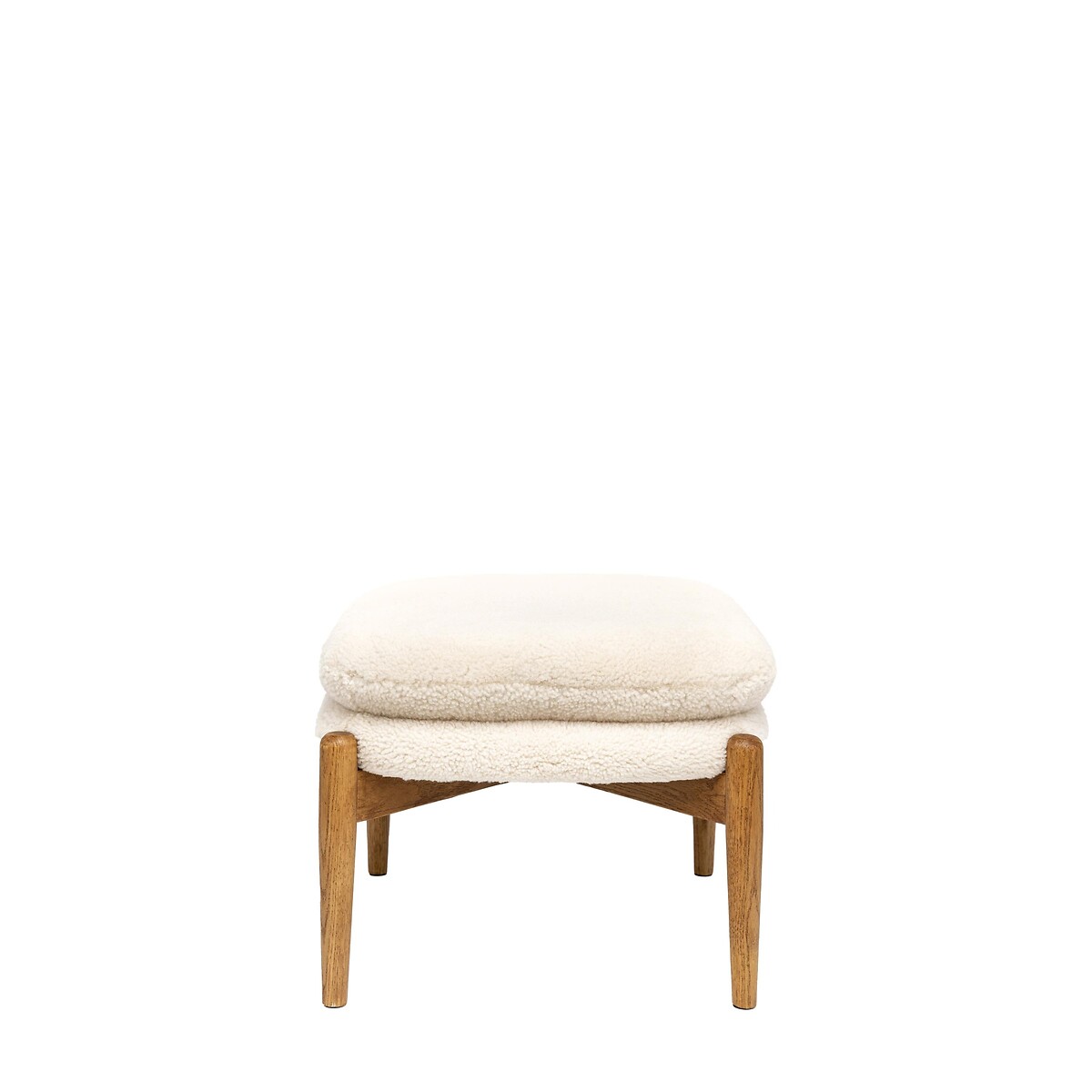 Dulcimer Sheepskin Footstool ecru, ÉDITÉ