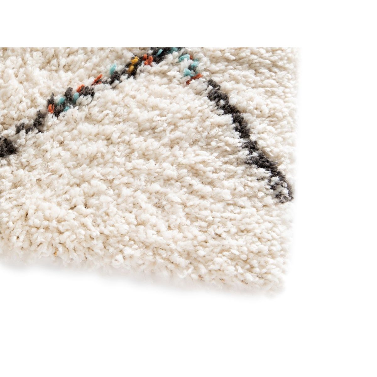 Tapis poils longs style , ELOISE multicolore, BOBOCHIC