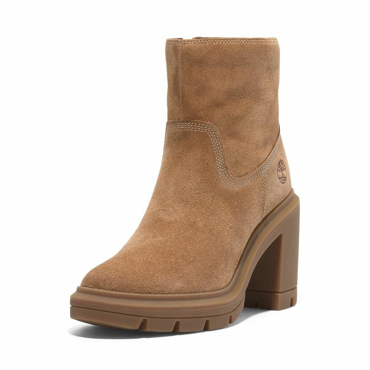 Botas em pele, com tacão, Allington Heights castanho, TIMBERLAND