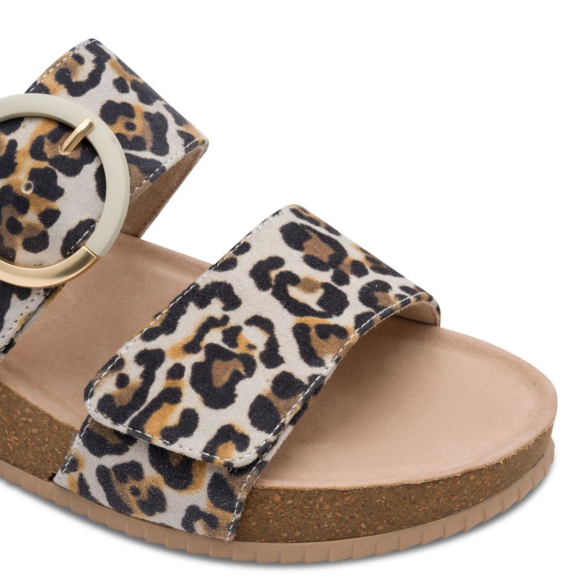 Mule en cuir beige, TAMARIS