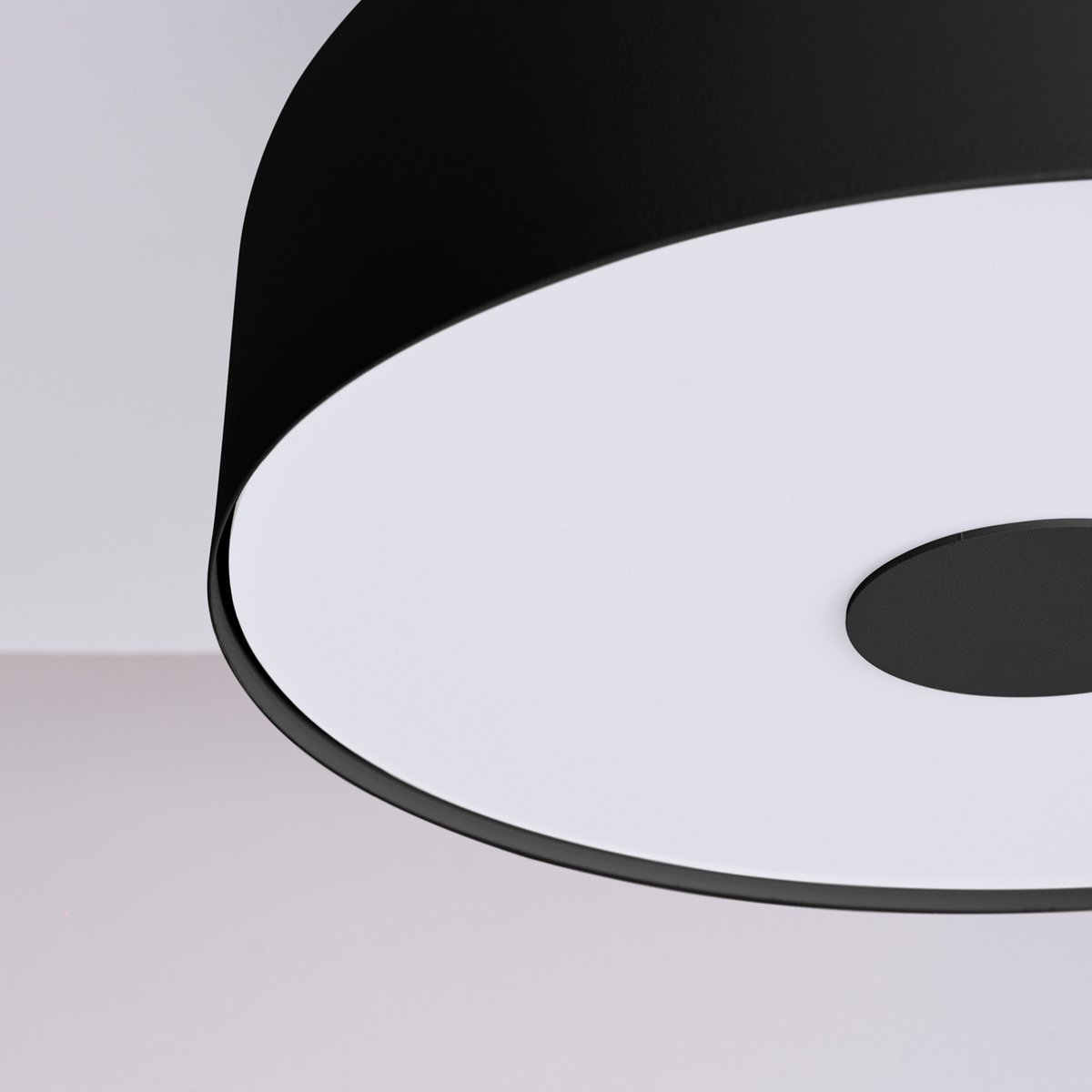 Plafonnier Acier Noir E27 4 Omiq noir, EDEN