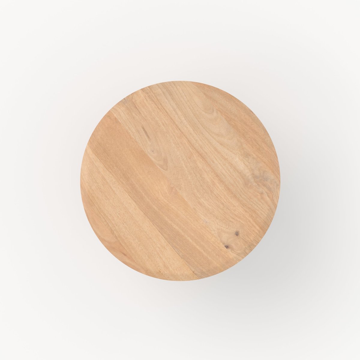 Table d'appoint en bois de manguier D40 cm - SACHA marron, MAISON PAVANE
