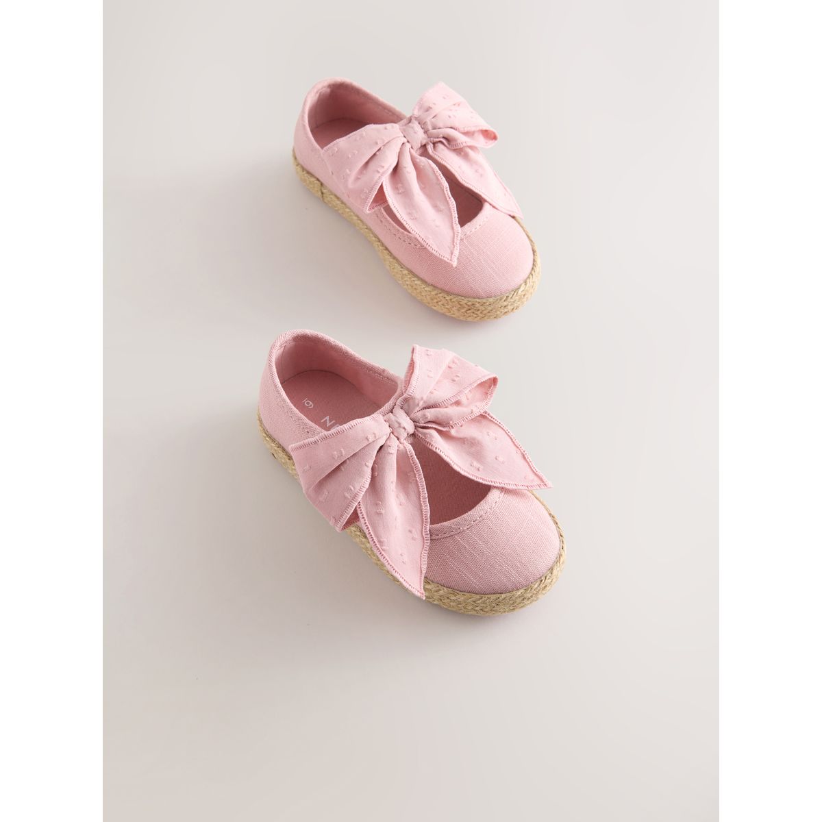 Espadrilles à nœud blanc, NEXT