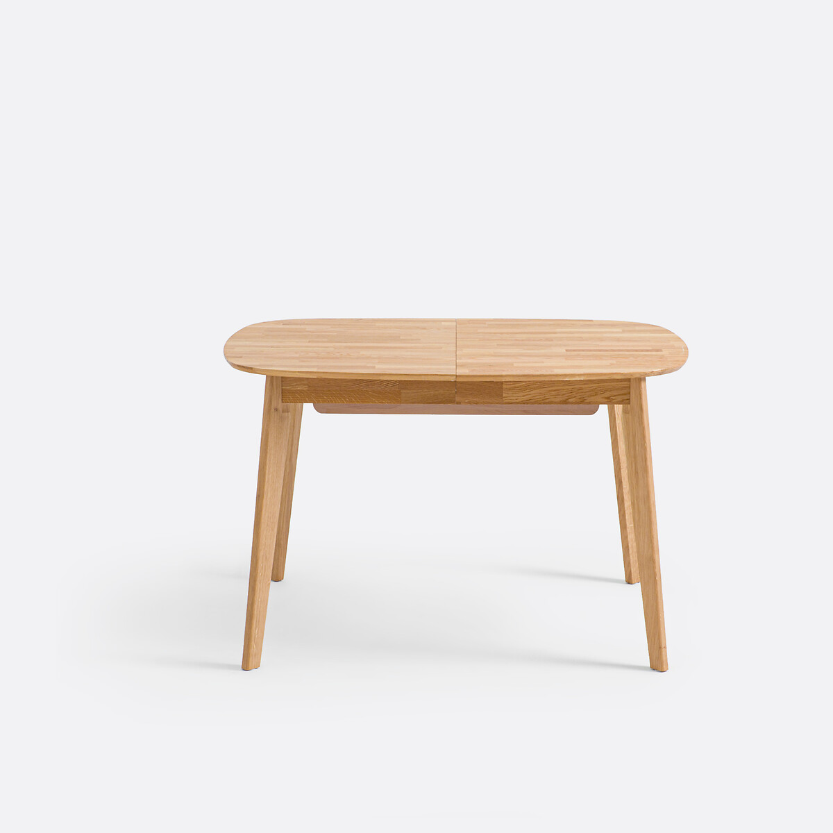 Mesa de comedor extensible de roble macizo, de 4 a 10 cubiertos, DALMAR roble, LA REDOUTE INTERIEURS
