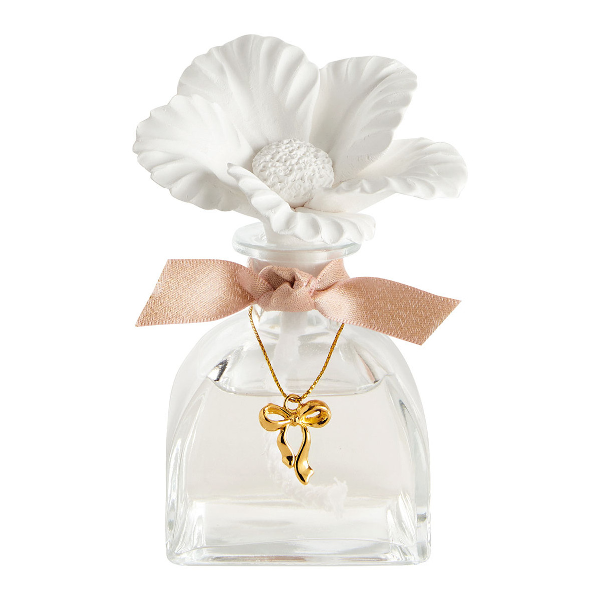 Diffuseur de parfum soliflore Orange Cannelle RUBANS DE FÊTE transparent, MATHILDE M
