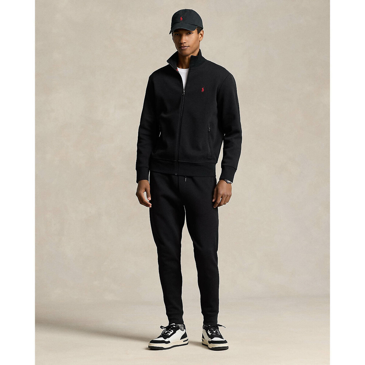 Double Knit Athletics Jacket black, POLO RALPH LAUREN