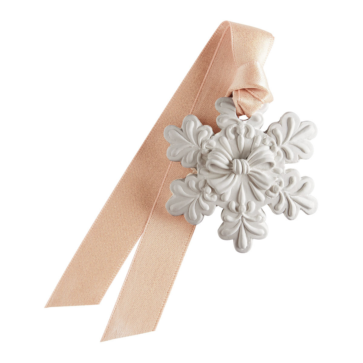 Pochon 3 décors parfumés Orange Cannelle RUBANS DE FÊTE blanc, MATHILDE M
