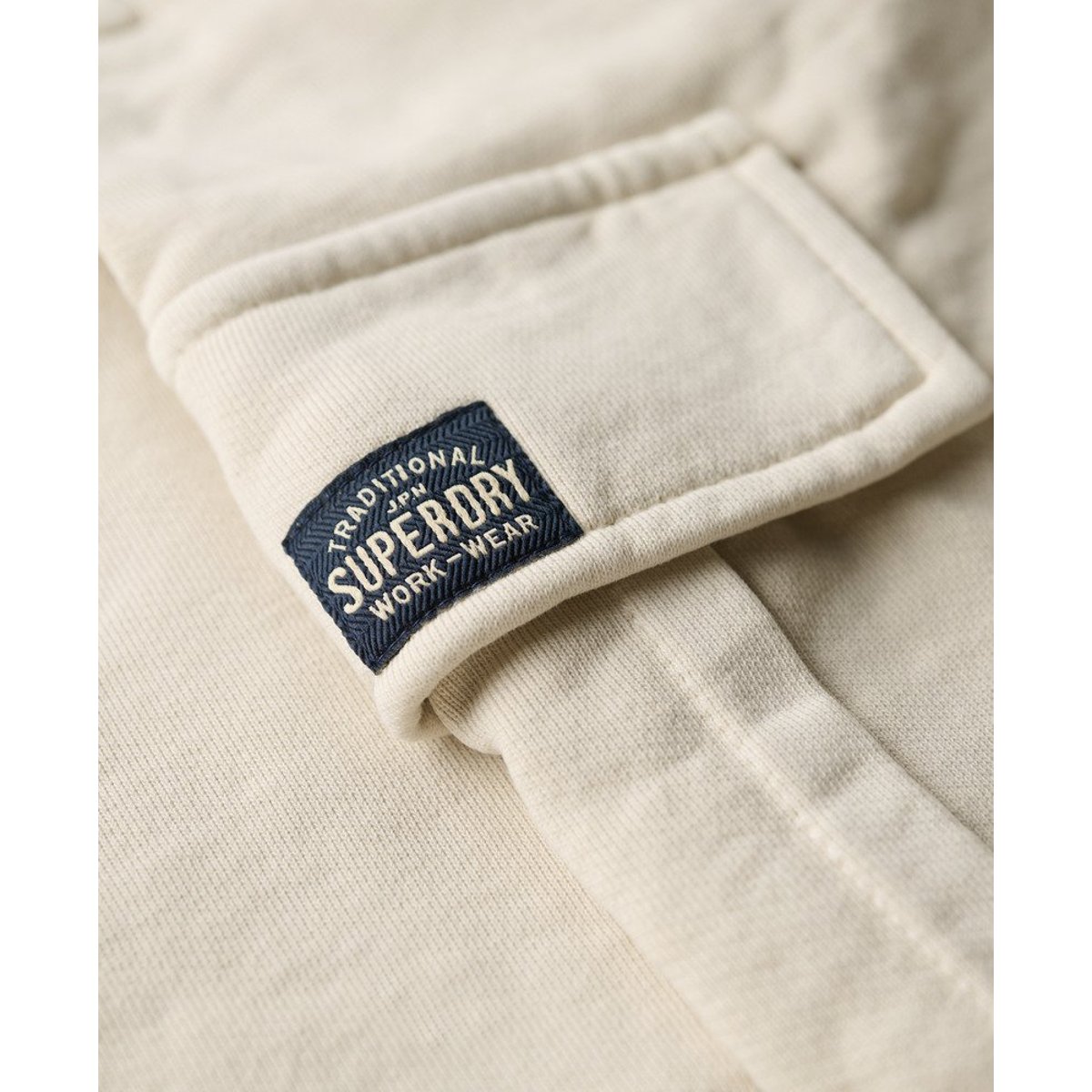 Athletic Essentials Pantalon Jogger Cargo Décontracté écru, SUPERDRY