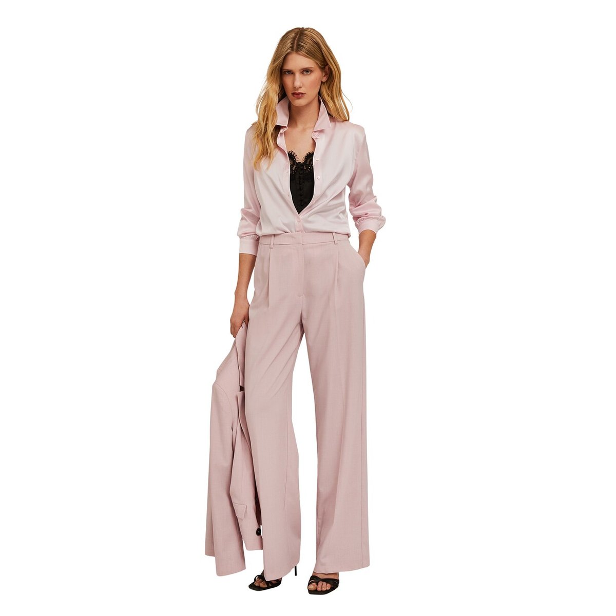 Chemise en satin burgundy, MOTIVI