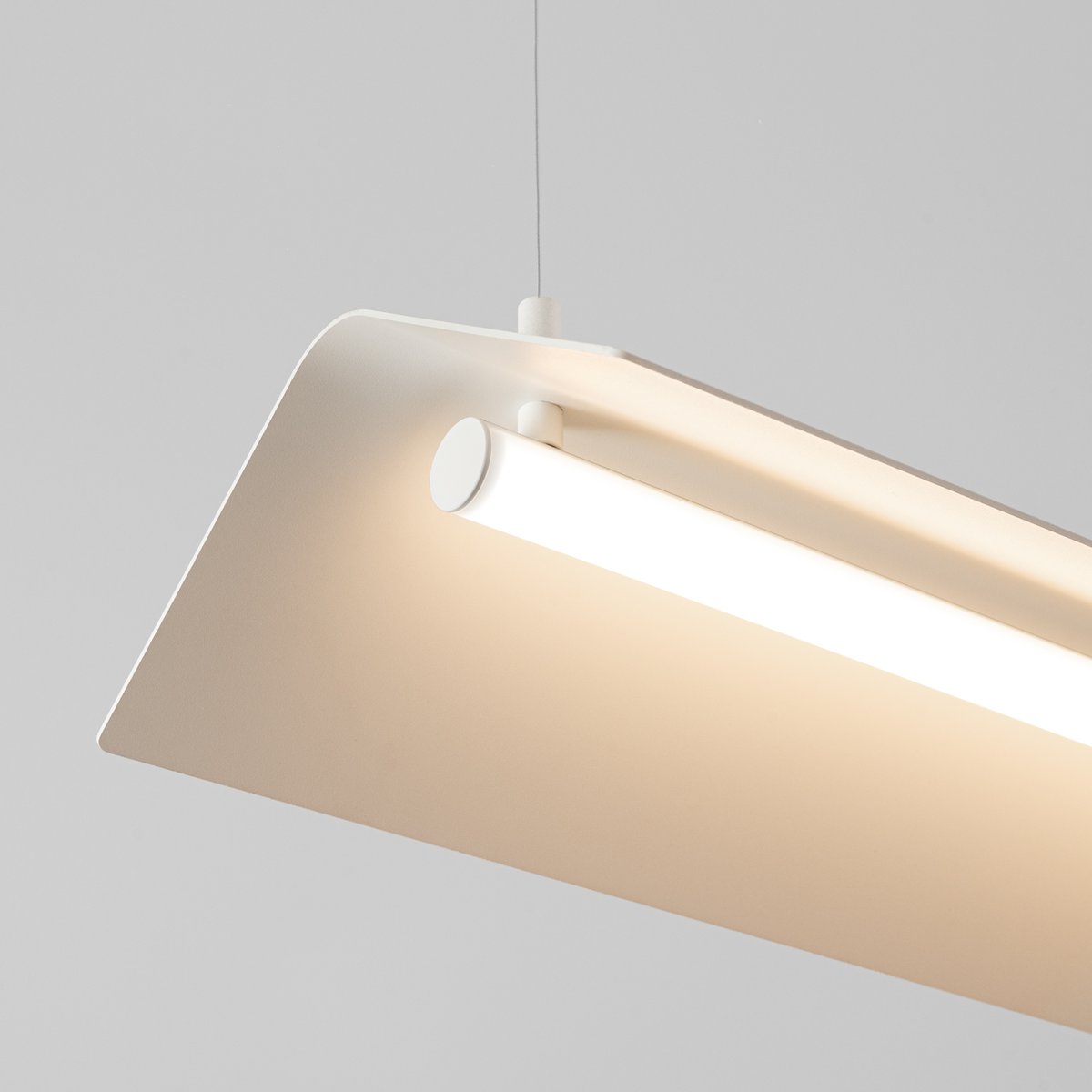 Suspension Acier Beige LED 1 Elva beige, EDEN