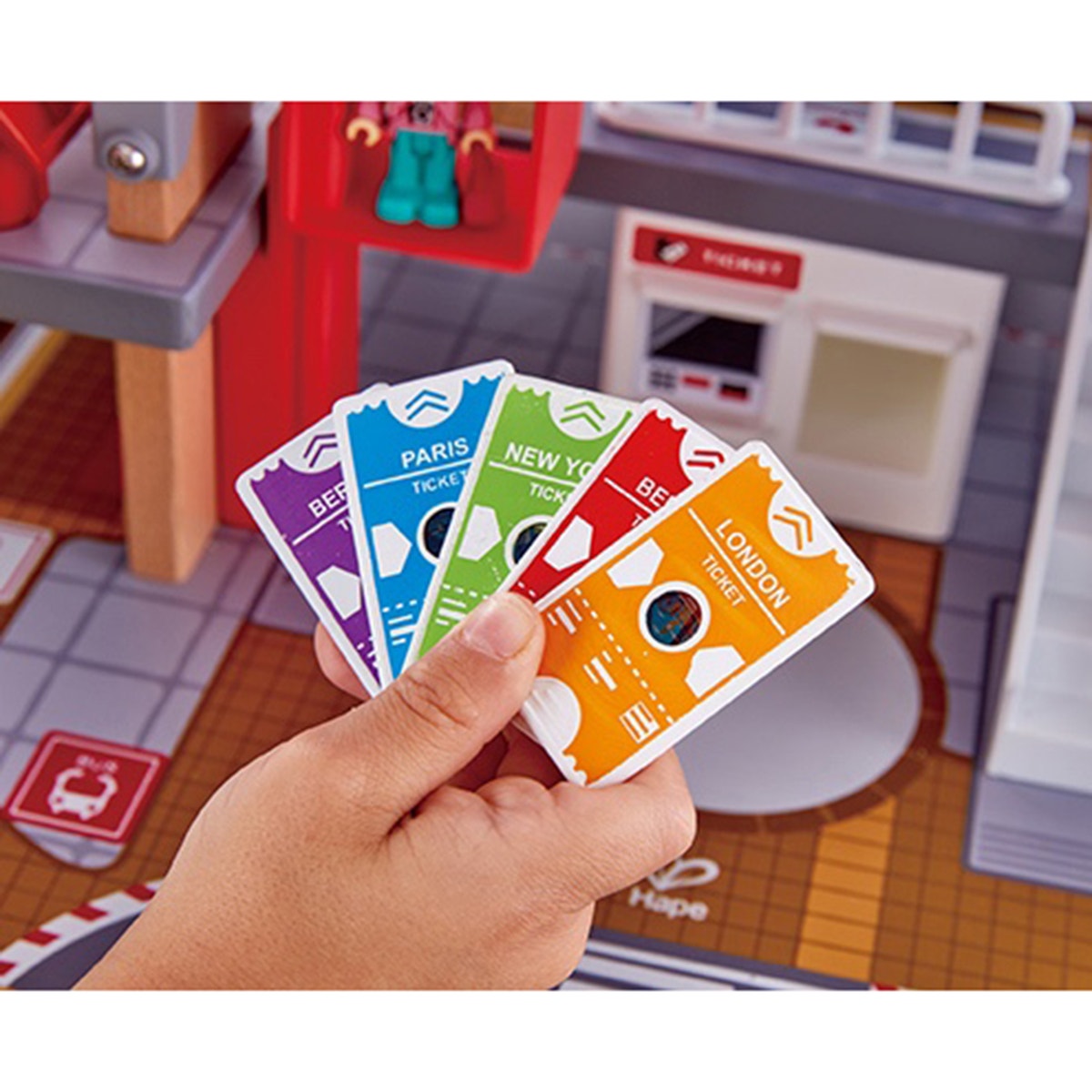 Grande gare urbaine E3725 multicolore, HAPE