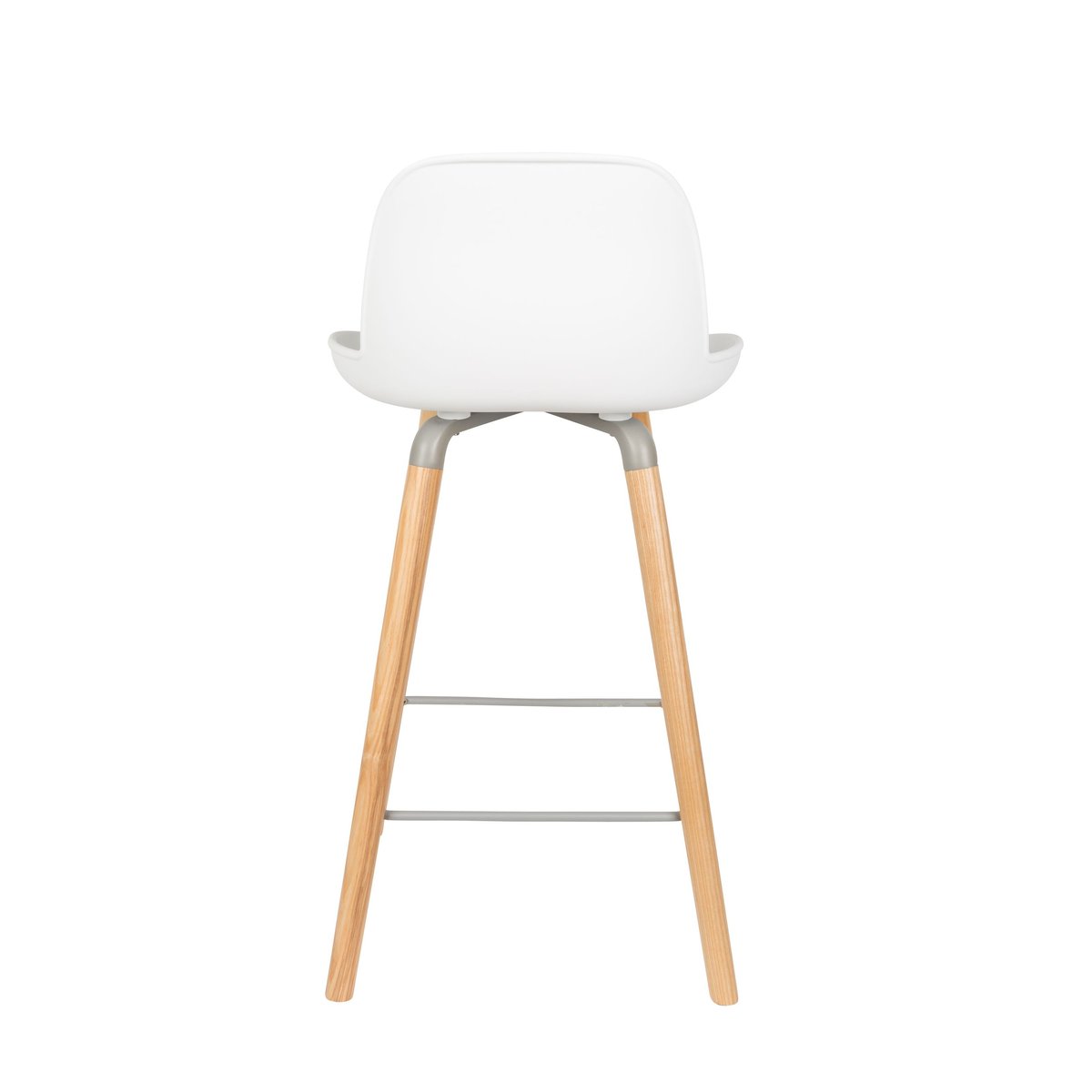 Tabouret de comptoir design H65 en polypropylène - ALBERT KUIP blanc, ZUIVER