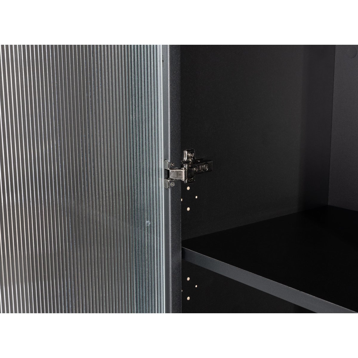 Vitrine 60 cm 1 portes, SOHAN noir, BOBOCHIC