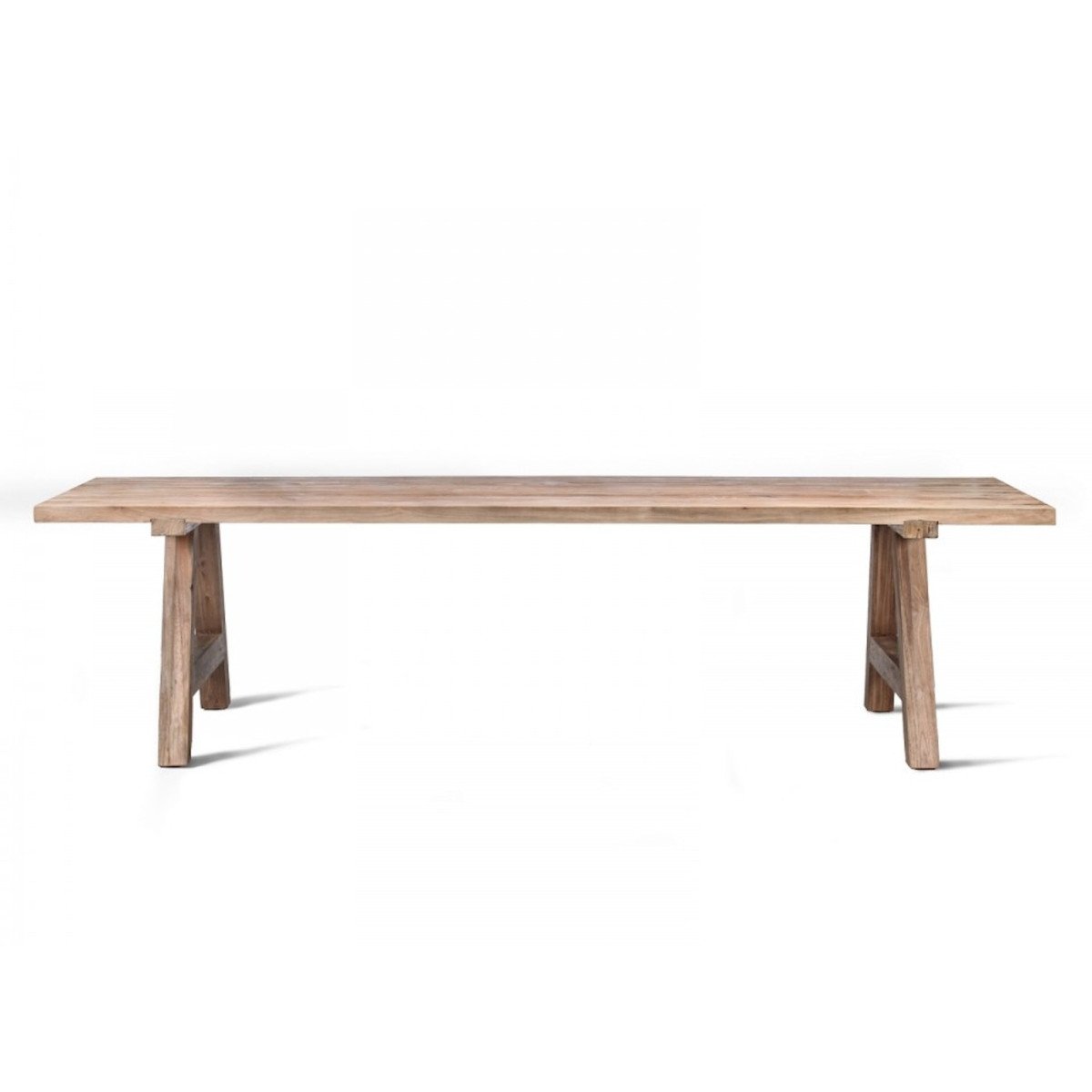 Table de repas en bois massif pour intérieur et extérieur - CANTANA bois clair, MATHI DESIGN