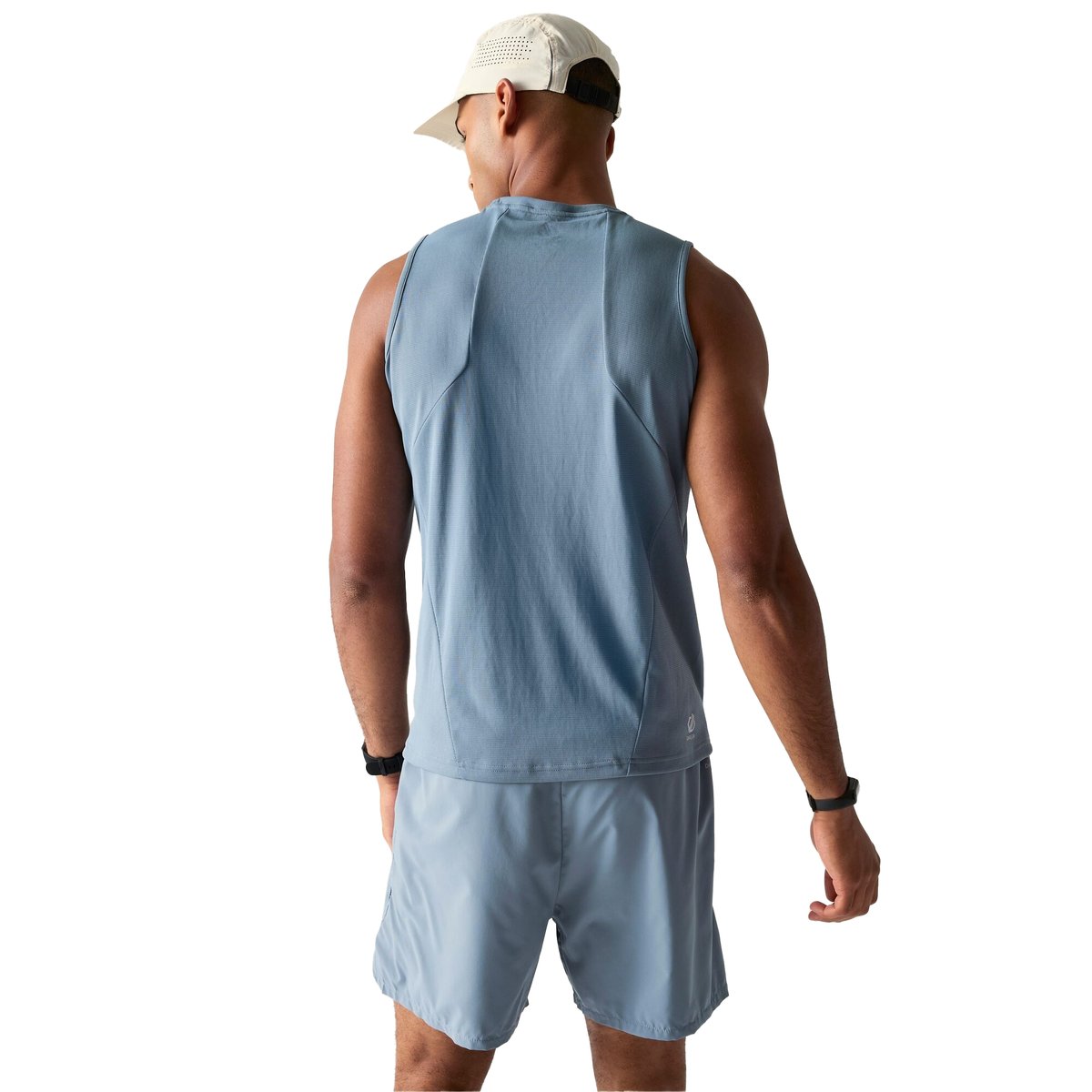 Débardeur col ras-du-cou motif/style logo RAPID bleu gris, DARE 2B
