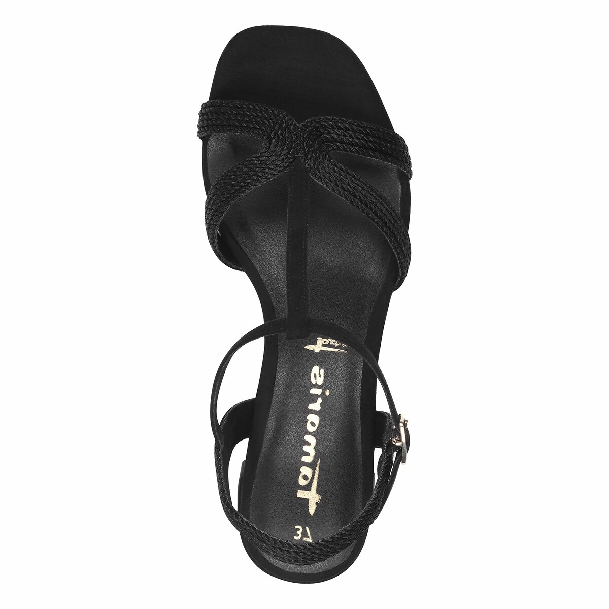 T-Bar Shoes with Low Heels black, TAMARIS