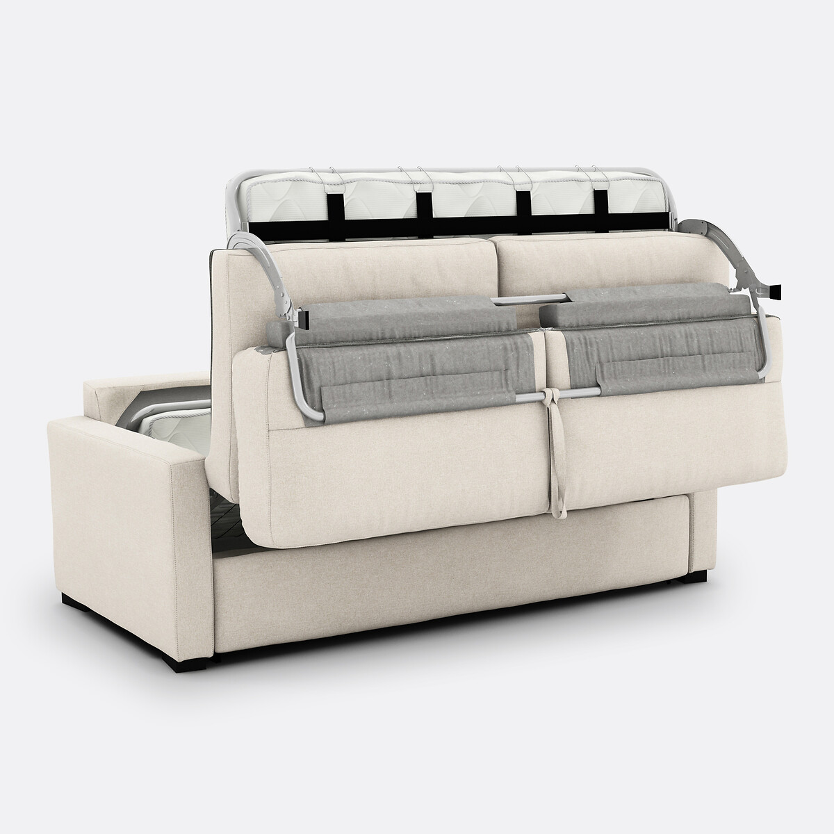 Canapé convertible 2, 3 ou 4 places, Comfort Bultex®, en polyester, TIMOR ecru, LA REDOUTE INTERIEURS