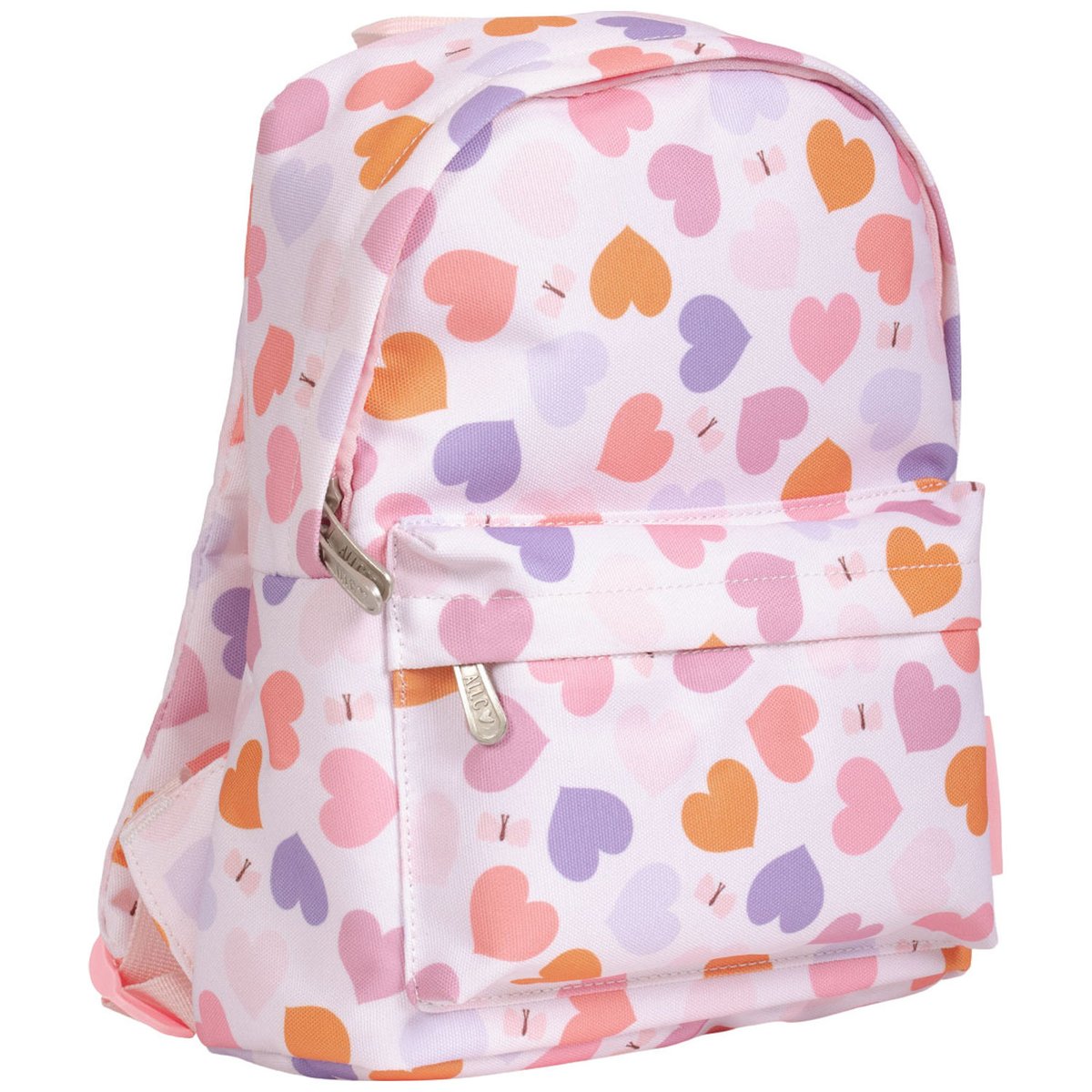 Sac à dos bébé rose, orange, violet, A LITTLE LOVELY COMPANY