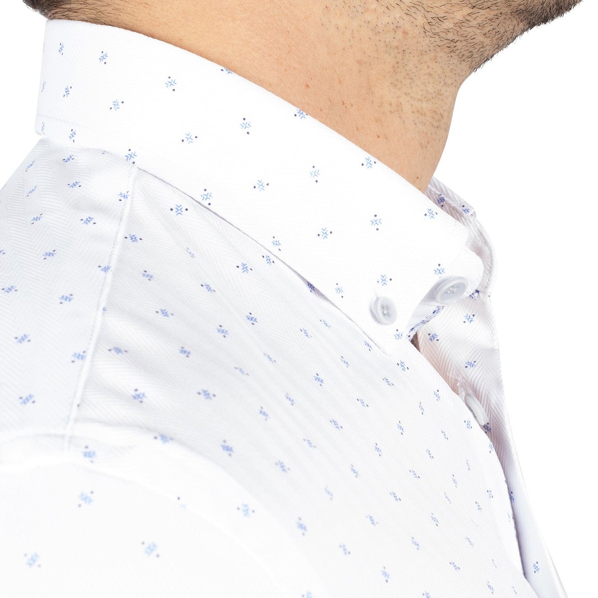 Chemise liberty nacre blanc, SHILTON