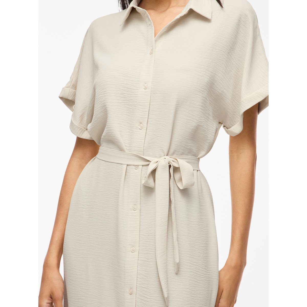 Robe-Chemise gris - birch1, VILA