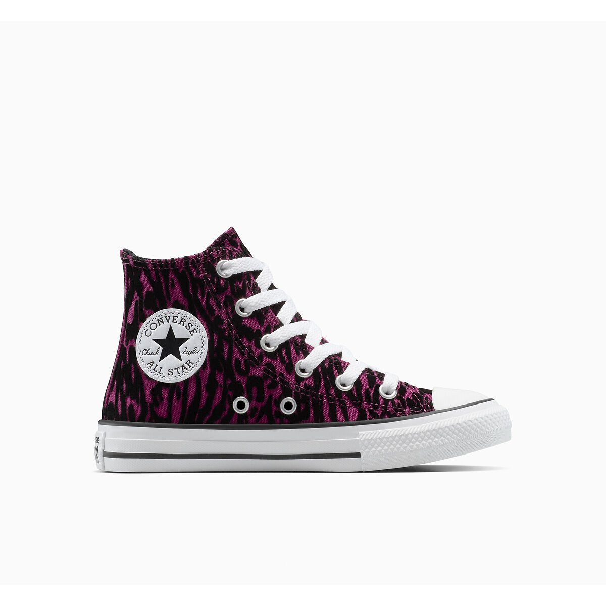 Kids All Star EVA Lift Animal Graphic Trainers purple/black, CONVERSE