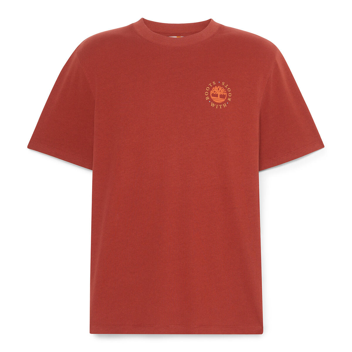 Short sleeve t-shirt with back print red, TIMBERLAND