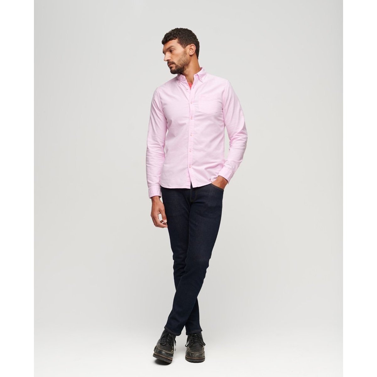 Chemise Oxford rose urbain, SUPERDRY