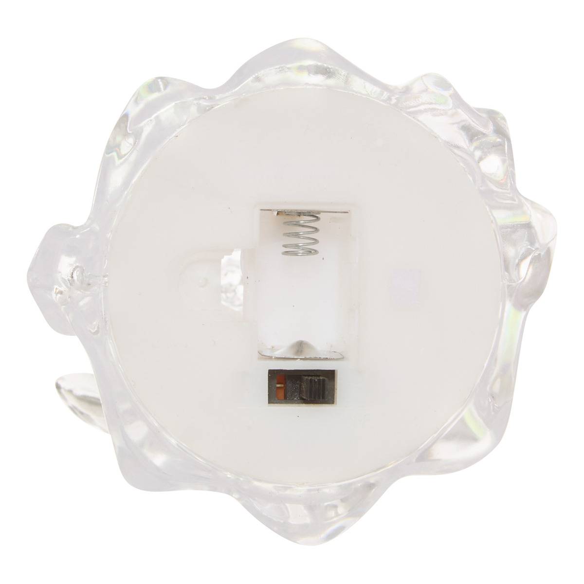 Ange de Noël lumineux LED H. 13 cm à piles transparent, FEERIC LIGHTS & CHRISTMAS