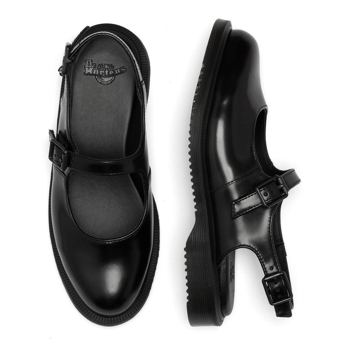 Madaline Smooth Leather Mary Jane Ballet Pumps black, DR. MARTENS