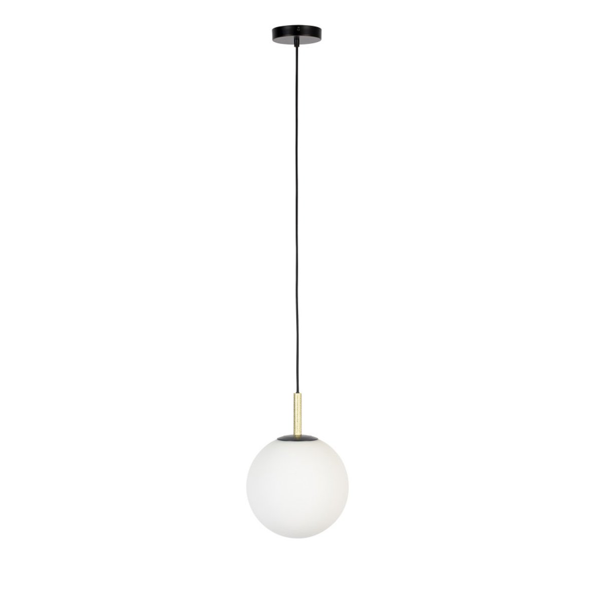 Suspension en marbre et métal ø25cm - Orion noir, ZUIVER