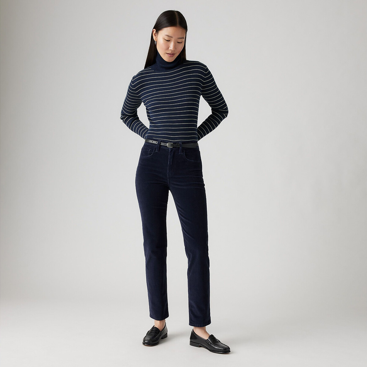 724™ High Rise Straight Trousers nightwatch blue, LEVI'S