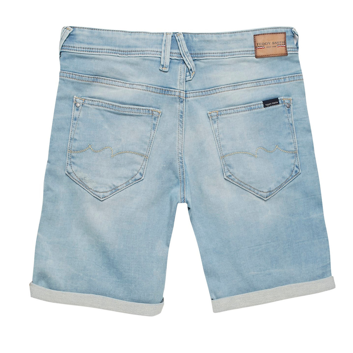 Short bleu clair délavé, TEDDY SMITH