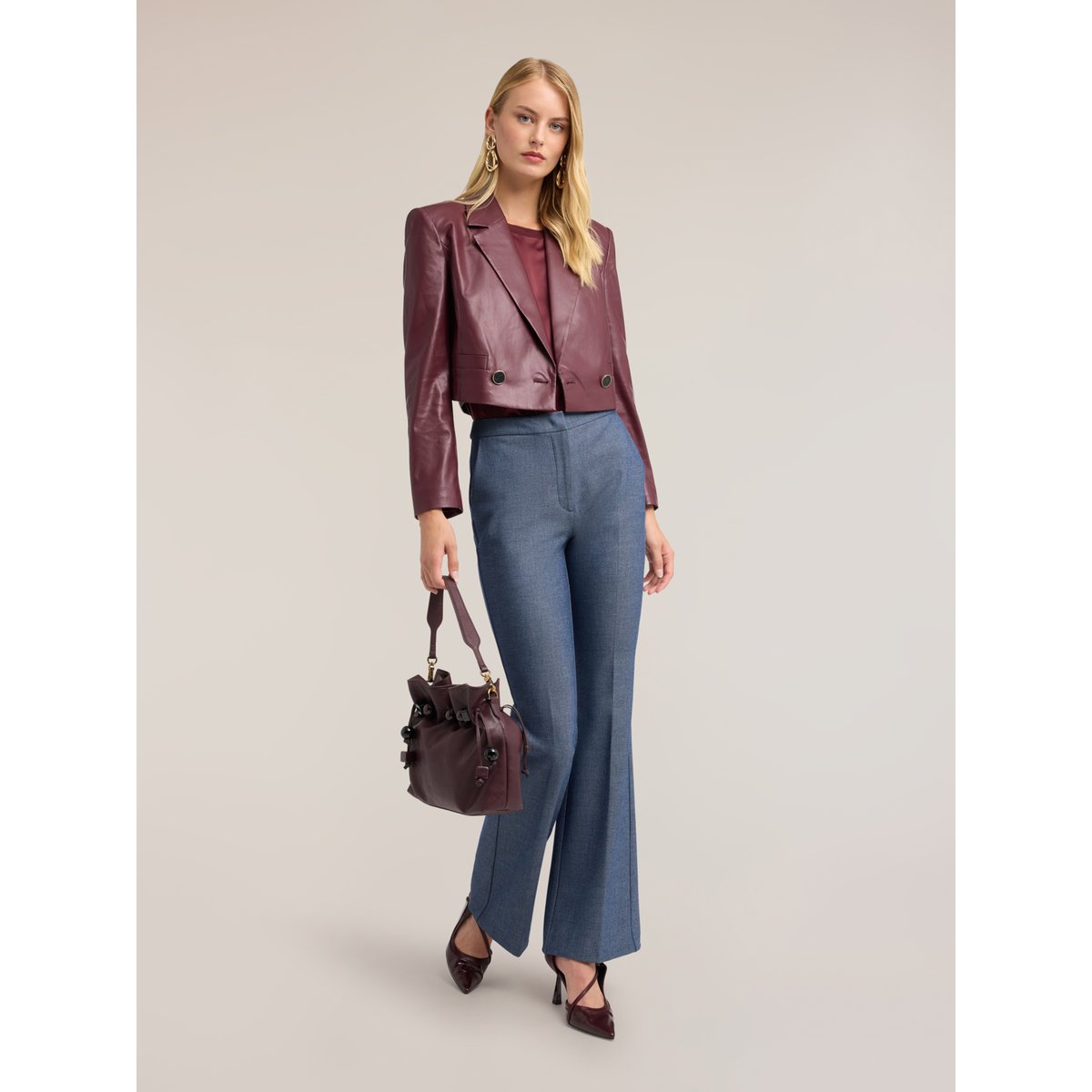 Veste Spencer burgundy, MOTIVI