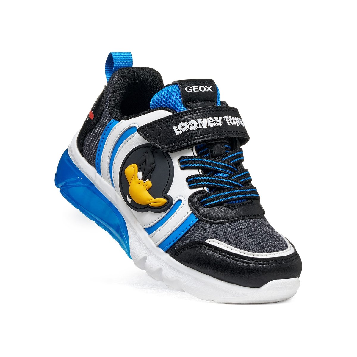 Baskets  J CIBERDRON noir/bleu roi, GEOX