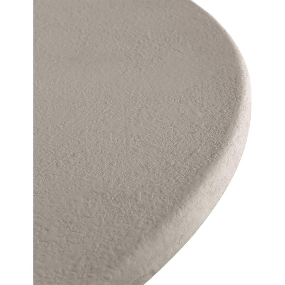 Table basse ronde en bois sculpturale gris, RECOLLECTION