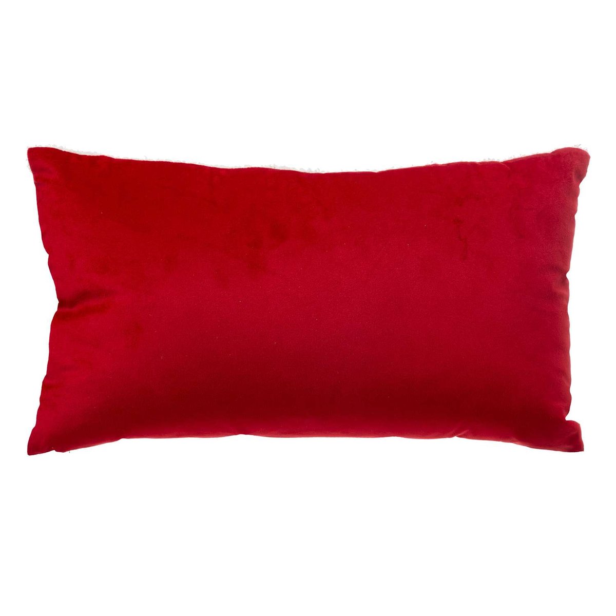 Coussin en forme de lettre au Père Noël blanc et rouge, ATMOSPHERA