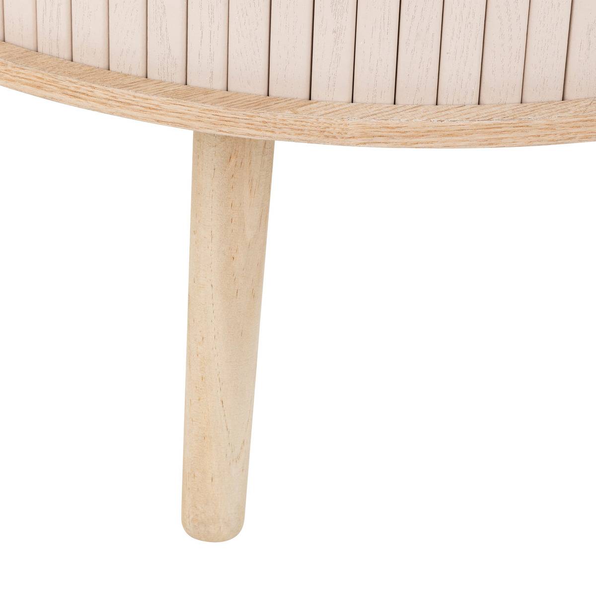 Table basse 2 portes NYSOS beige, ATMOSPHERA
