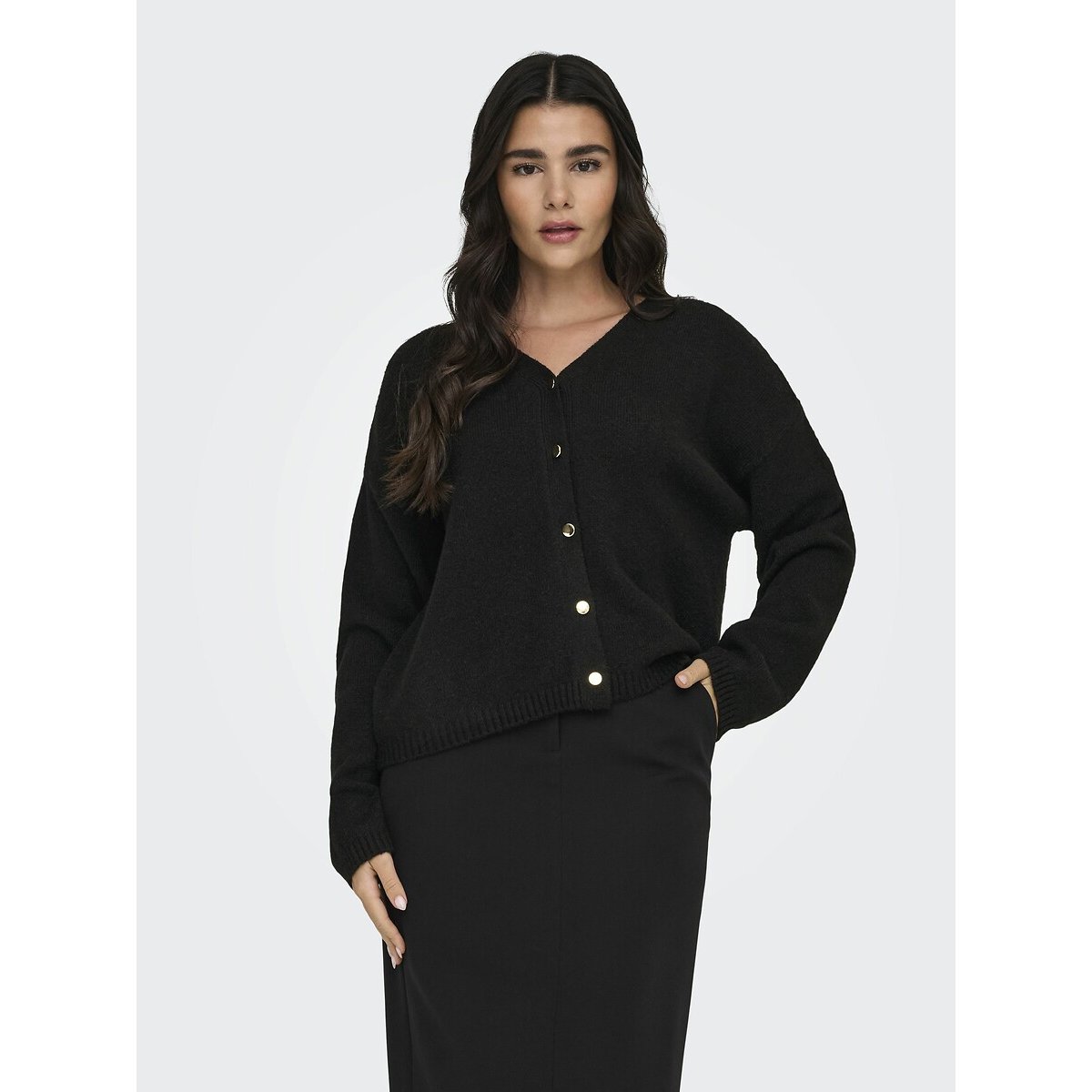 V-Neck Cardigan black, JDY