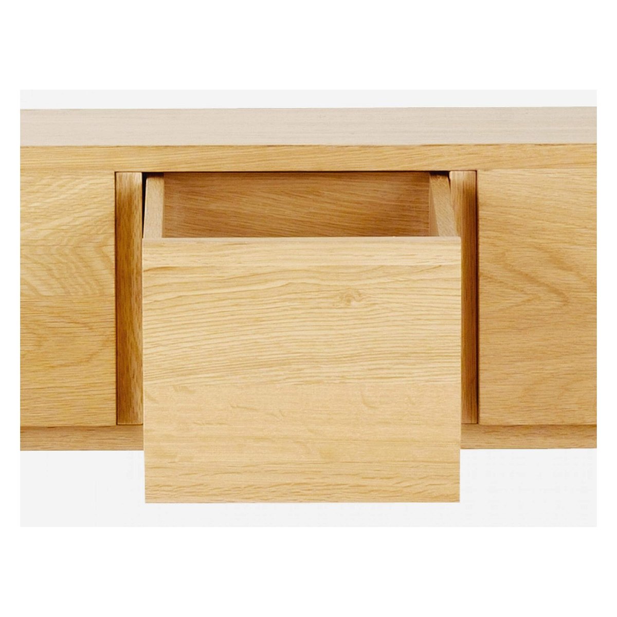Table basse bois HANITA naturel clair, HABITAT