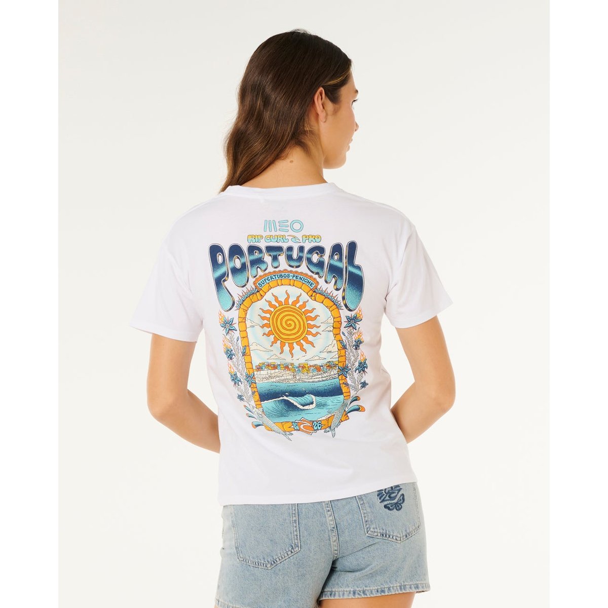 T-shirt PRO PENICHE 2026 blanc, RIP CURL