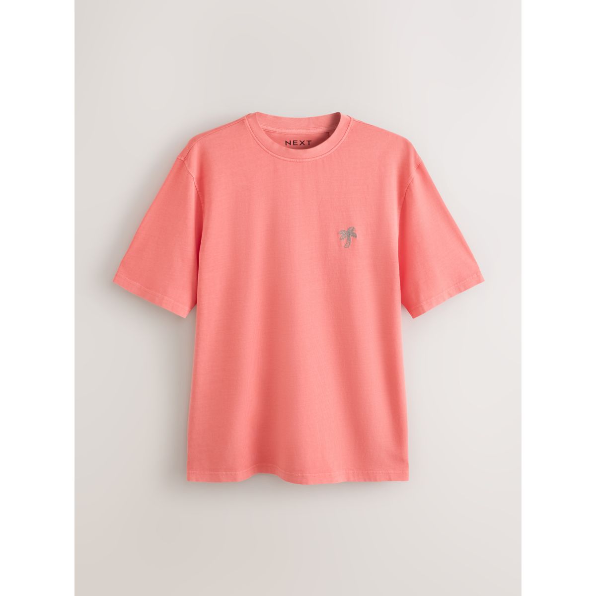 Pyjama en jersey délavé, lot de 2 vert/rose, NEXT