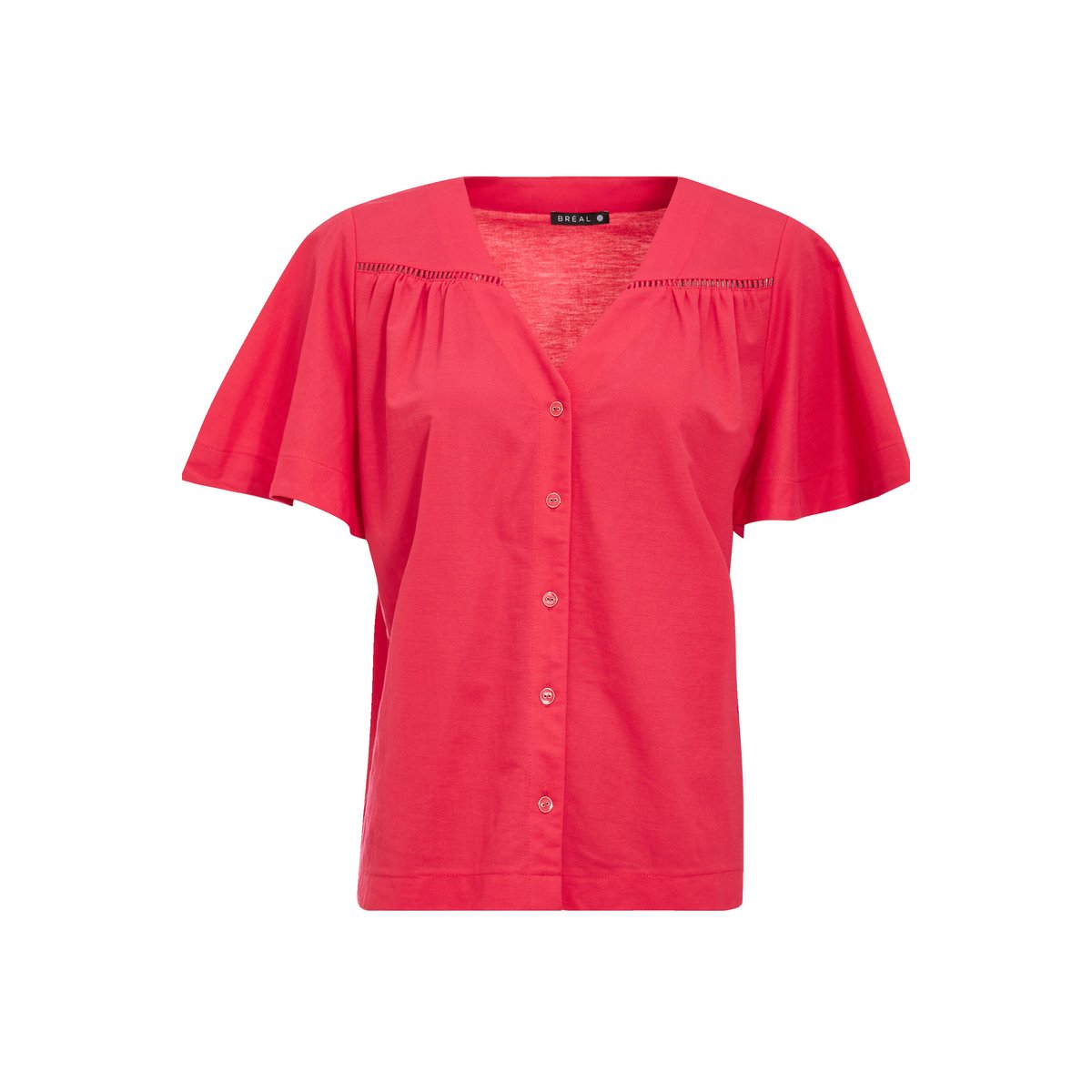 Blouse manches courtes rose fushia, BREAL