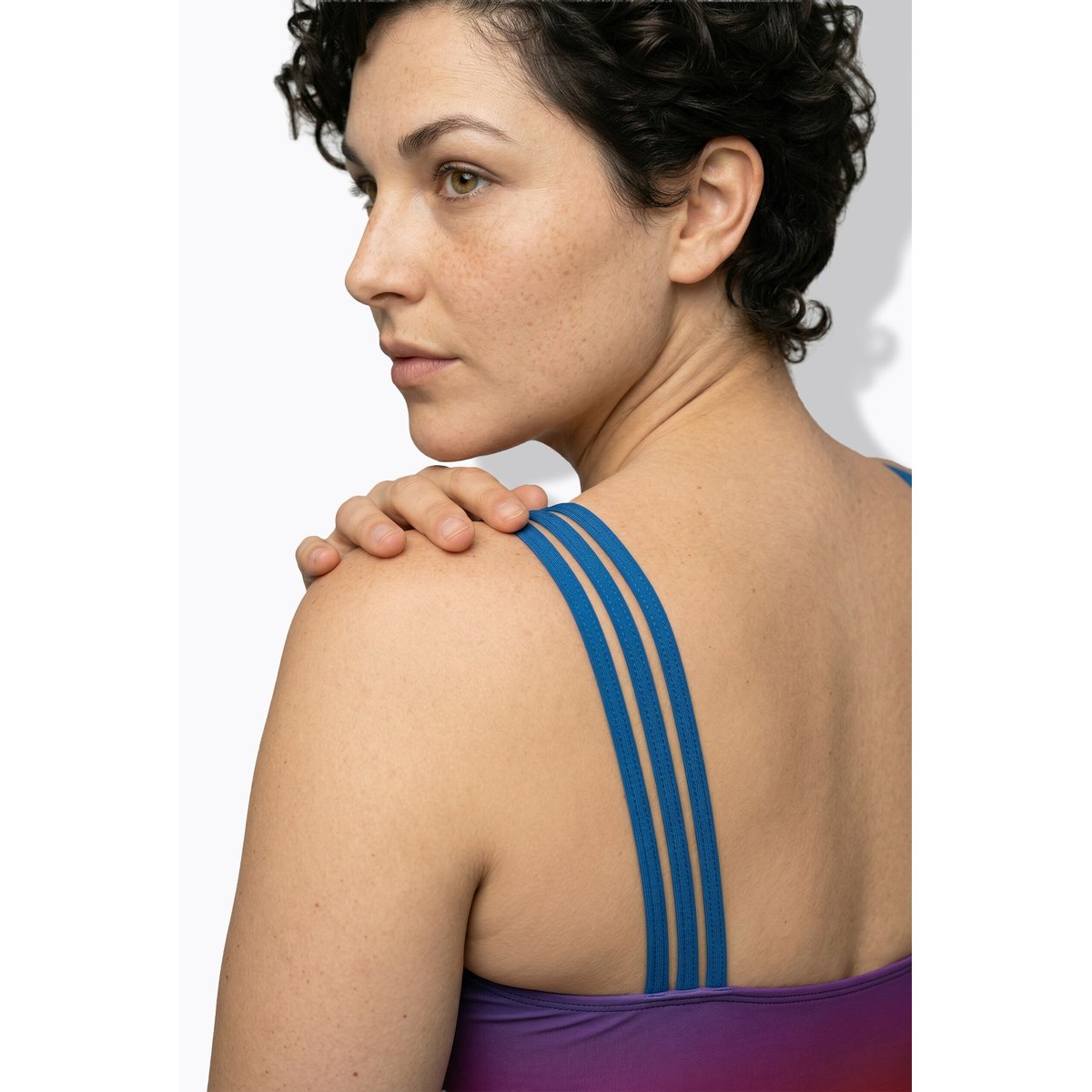 Maillot de bain avec bonnets souples bleu roi, ULLA POPKEN