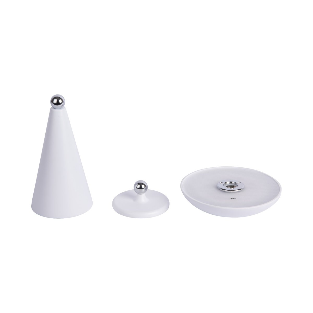 Lampe De Table Mélamine PHOEBE blanc, LEITMOTIV