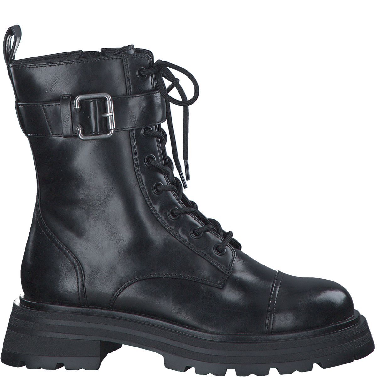 Bottine plate noir, TAMARIS