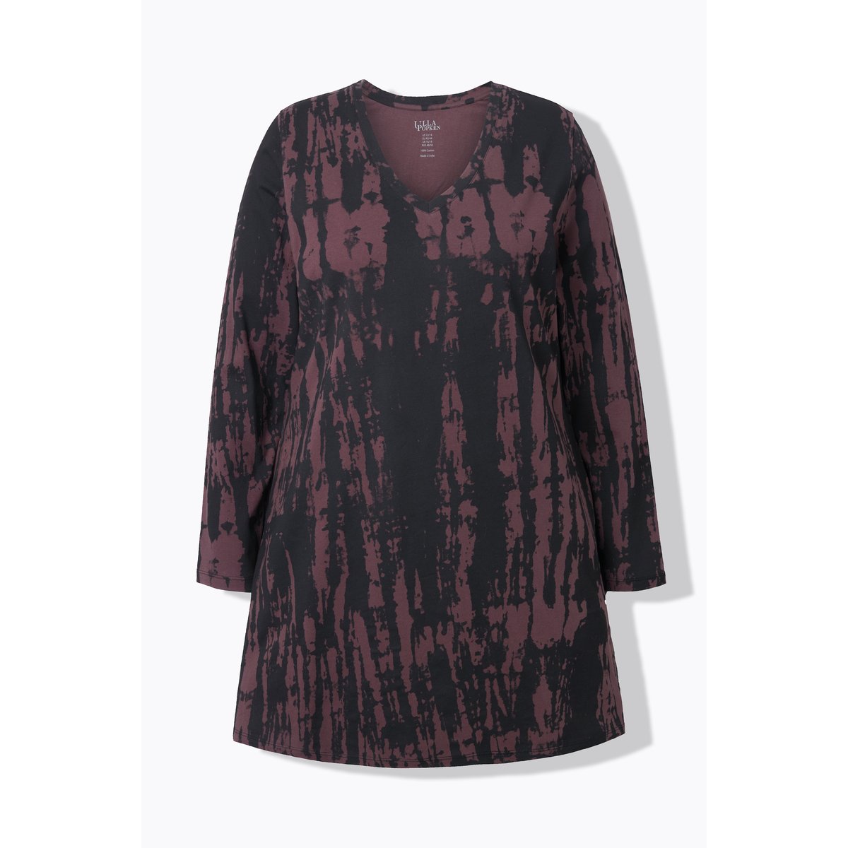 T-shirt long avec dégradé de couleurs expresso, ULLA POPKEN