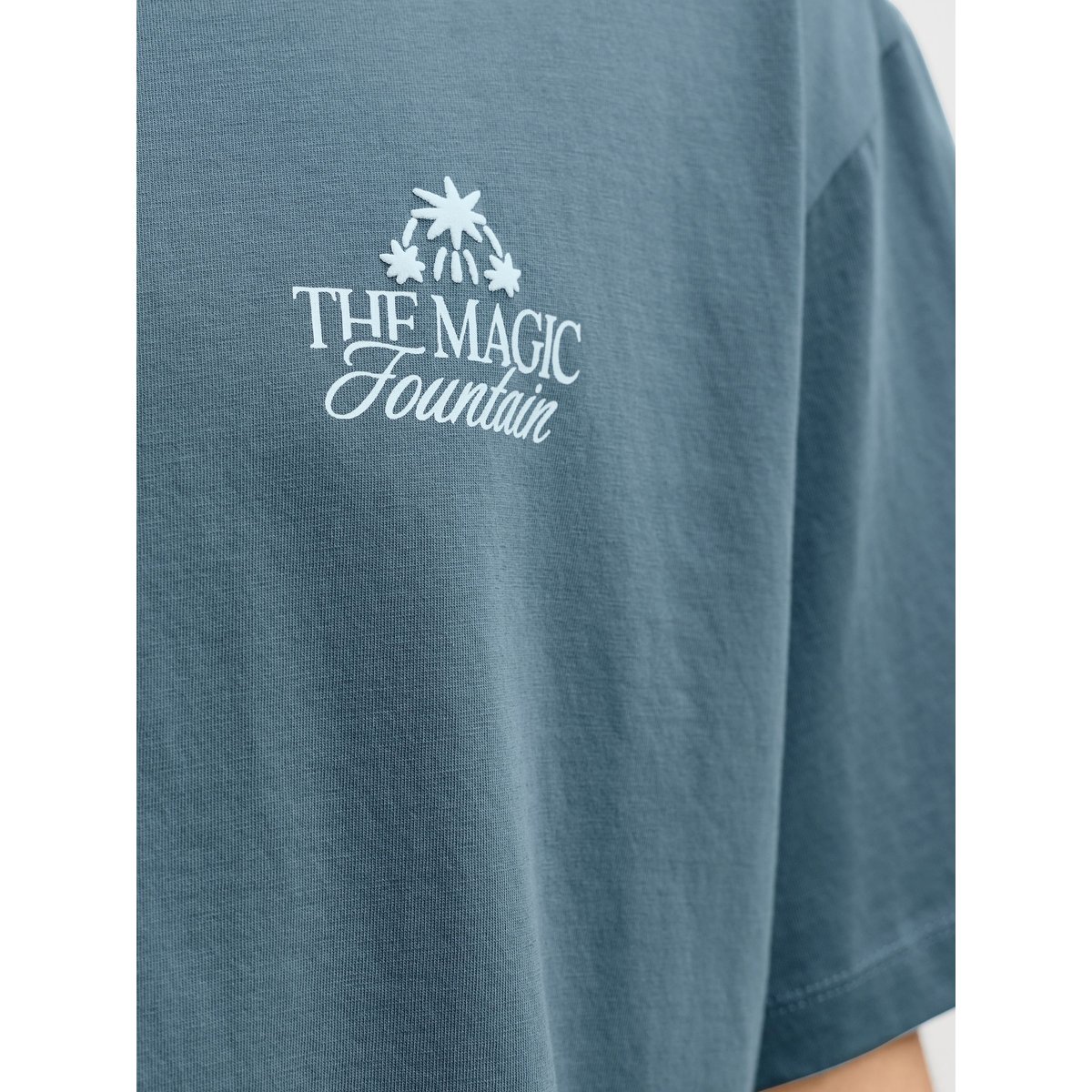 T-Shirt blue mirage 1, JACK & JONES