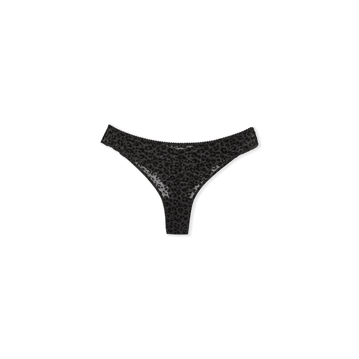 Tanga en tulle PRESTIGE noir, ETAM